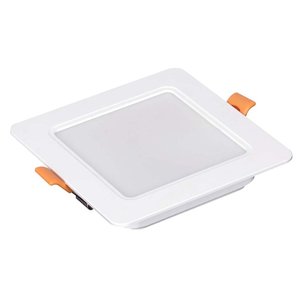 Faretto da incasso a LED quadrato da 5W 500lm, 6000K bianco freddo, 95x95mm-faretto da incasso/illuminazione - Product Image 1