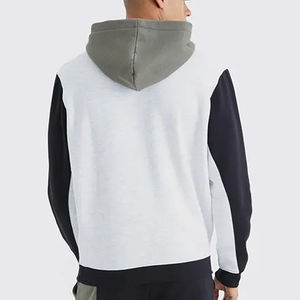 Pull-over d'hiver 100% coton de haute qualité pour hommes, motif uni, Tracksuits-2-Piece à capuche, ensemble de jogging avec logo personnalisé - Product Image 5