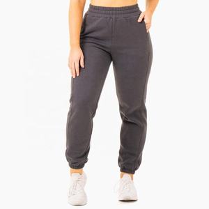 Pantalones de chándal para mujer a la moda, pantalones de chándal de gran venta, Pantalones de mujer sólidos lisos en blanco a precio barato - Product Image 3