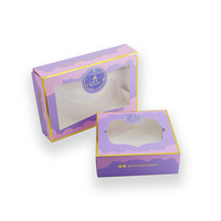 Boîtes à Cupcakes Muffin Cup Cake Box Boîte d'emballage de boulangerie Carton Pâtisserie Sweet Wholesale 6 12 Pack Blanc Papier couché personnalisé