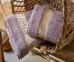 Serviettes de bain en coton turc doux Super absorbant de haute qualité, bordure aztèque personnalisée, serviettes de bain de luxe, Textile de maison - Product Image 2