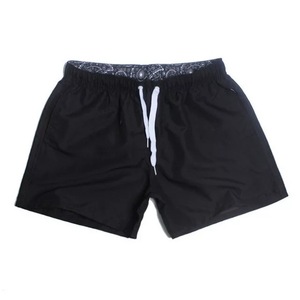 Vente en gros Design personnalisé Bottes de gym à fleurs pour hommes Short de bain col en V Élégant imprimé à carreaux Bikinis de maternité Vêtements de plage - Product Image 4