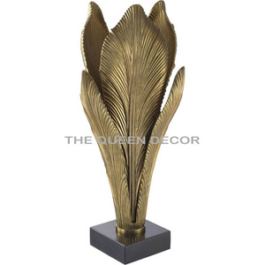 Escultura de fregona de Metal de aluminio decorativa de lujo, estatua de mesa, artículos de decoración para sala de estar, fabricación india - Product Image 4