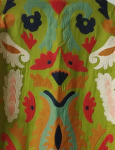 Veste brodée verte manteau matelassé indien fait à la main pardessus avant dames ouvert Long manteau ethnique Boho veste, Kimono Unique - Product Image 6