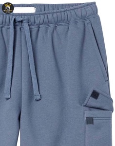 Pantalones de chándal informales para correr en el gimnasio para hombre con bolsillo, pantalones para correr en blanco para entrenamiento de yoga, pantalones de chándal con cordón de algodón/poliéster - Product Image 6