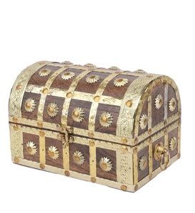 Vintage Small Jewelry Boxes Handmade Box Wooden Jewelry Decorative Retro Wood Box with Handle <b>Storage</b> Organizer <b>Chest</b> Home Decor - Product Image 1