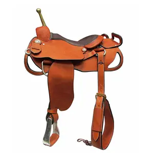 Sadel kulit kosong untuk berkuda, sadel kuda ukiran baru sadel kuda barat