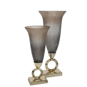 Best Seller Modern Shape Aluminium <b>Decor</b> <b>Vase</b> High Quality Metal Flower <b>Vase</b> for Home Living Room Wedding Tabletop <b>Decoration</b> - Product Image 1