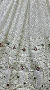 Magnifique fil de coton Lakhanvi fonctionne Lehenga avec Pure Bandhej Dupatta - Product Image 4