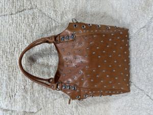 Sac fourre-tout marocain en cuir fait main clouté, vente en gros |   Sac à main en cuir de vachette véritable, souple, grande capacité, écologique pour - Product Image 4