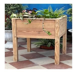 Lit de jardin de bonne qualité, boîte de jardinière en bois surélevée, support de jardin surélevé pour balcon de jardin - Product Image 1