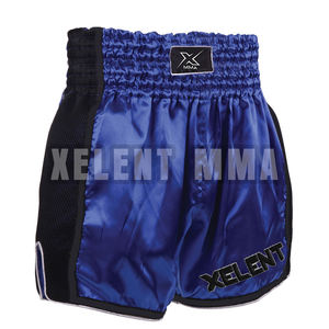 ผู้ผลิตกางเกงมวยไทยแบบกำหนดเองสำหรับเด็กและผู้ใหญ่ สีฟ้าชมพู ชุดมวยสำหรับการแข่งขันและฝึกซ้อม XelentUniform - Product Image 5