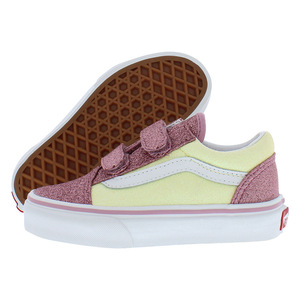 รองเท้าผ้าใบ Old Skool V รุ่นสำหรับเด็กผู้หญิง รุ่น MSS-VN0A5EE80FU สีกลิตเตอร์ทูโทน ของแท้ 100% - Product Image 1
