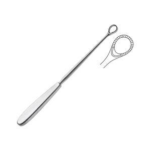 Instrumentos quirúrgicos de alta calidad Collin Cureta uterina 14 mm Instrumentos de ginecología 28 Cm/11" - Product Image 1