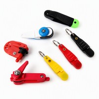 Ensemble de clips de déclenchement pour la pêche à la traîne, séparateur de ligne ABS à déviation d'eau, accessoires de pêche