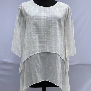 Verano encantador vuelo manga plisada Midi falda señoras moda plisada Midi falda señoras Moda vestido verano desgaste - Product Image 1