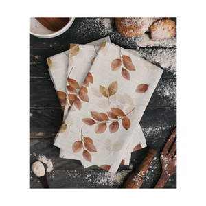 Serviette de cuisine de golf écologique et résistante à la décoloration, tissée gaufrée brodée de 500GSM, 100% coton biologique, approuvée par GOTS - Product Image 3