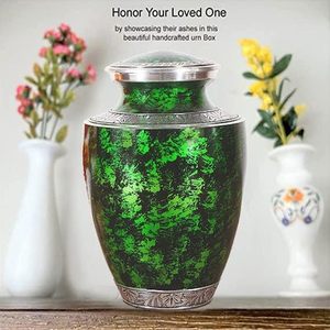 Aluminum Handcrafted Cremation Urn Adult Memorial Funeral Keepsake <b>for</b> Men Women Child and <b>Casket</b> <b>for</b> <b>Ashes</b> Adult Male - Product Image 2