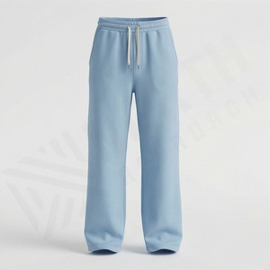 Pantalones Deportivos Casuales de Estilo Urbano Personalizados, Pantalones Anchos con Cordón para Actividades al Aire Libre, Pantalones de Chándal de Felpa para Mujer, Pantalones Deportivos de Algodón para Mujer al por Mayor - Product Image 1