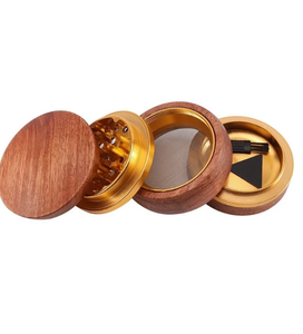 Handmade Natural Minimalist 3 Pieces Matte <b>Herb</b> <b>Grinder</b> Aluminum <b>Herb</b> <b>Grinder</b> Price Products - Product Image 2