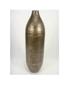 Florero de Metal de estilo americano Diseño elegante Maceta martillada de excelente calidad Uso de tamaño estándar para la decoración de la habitación - Product Image 1