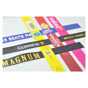 Top Selling <b>Paper</b> Wristband Custom <b>Tyvek</b> Wristband (Individual Piece) Safe <b>Paper</b> Material Various Color - Product Image 1