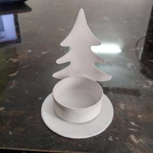 Handmade Driftwood Candle Holder Clear Glass Folk <b>Art</b> Decorative Wooden <b>Stand</b> for Weddings and Home Decor - Product Image 5