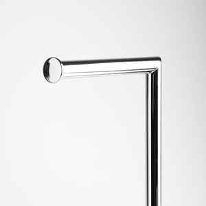 Koricini Chrome-Plated Steel <b>Toilet</b> Brush and Paper Holder Premium Bathroom <b>Accessory</b> Made in Italy - Product Image 2