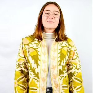 Blouson Bomber Unisexe Veste d'Hiver Vêtement d'Hiver Broderie Luxueuse Suzani Velours Suzani Veste d'Hiver Manteau Floral Suzani - Product Image 1