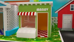 New Products Customizable Commercial Playground Town Vocational Houses Full Set By Maxplay