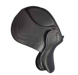 Cómodo sillín de caballo para montar en sendero Árbol reforzado con acabado de cuero clásico-Kit completo de productos veterinarios - Product Image 2