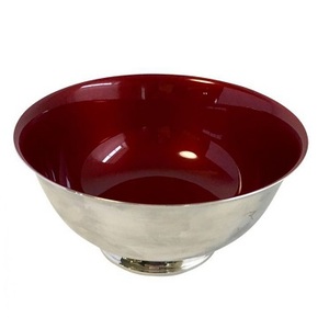 Nouvelle forme élégante émail fini bol en métal Table à dîner pièce maîtresse bol de service alimentaire en métal pour la maison mijoteuse ustensiles de cuisine - Product Image 5