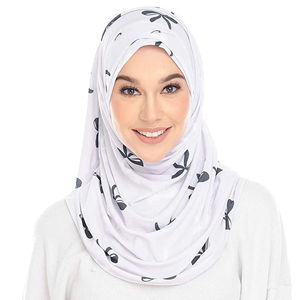Vente de gros Hijab extensible en jersey de coton pour femmes musulmanes sous les écharpes Vente en gros Mode personnalisée OEM Prix bon marché 2025 - Product Image 1