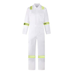 Combinaisons de sécurité imperméables à prix d'usine avec éléments réfléchissants, nouvelle arrivée, combinaison de sécurité respirante 100% coton, ignifuge, industrielle - Product Image 1