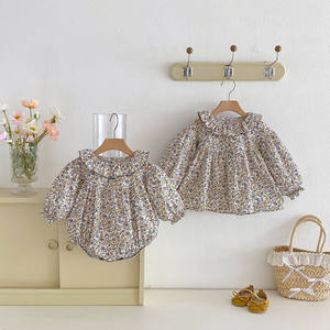 Mono floral de manga larga con volantes para niñas, ropa de primavera para bebés y niñas pequeñas - Product Image 6