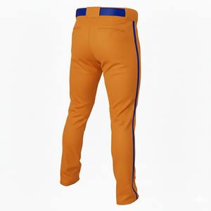 Pantalones de Béisbol Personalizados de Nuevo Diseño y Alta Calidad, Ropa Deportiva Transpirable de Poliéster con Pantalones de Béisbol a Rayas de Talla Grande - Product Image 3