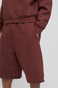 OEM/ODM 100% pantalones cortos de jogging de algodón para hombres Color sólido de longitud larga con bolsillos laterales cómodo transpirable boxy hombre Jogger - Product Image 3