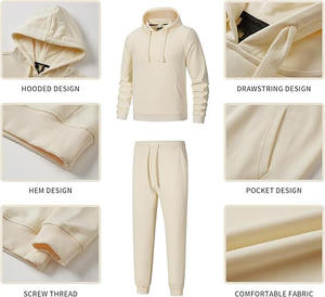 Survêtements de sport décontractés personnalisés de haute qualité pour hommes du Pakistan ensembles de vêtements de sport de jogging pour sports d'hiver de bonne qualité personnalisables - Product Image 2