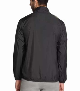 Veste coupe-vent à fermeture éclair intégrale pour homme, personnalisée, légère, imperméable, pour l'entraînement, veste de sport coupe-vent pour homme - Product Image 2