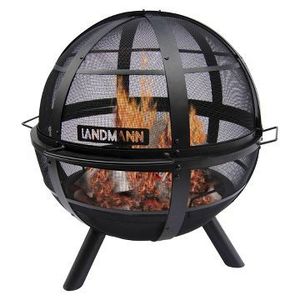 Portable <b>iron</b> <b>fire</b> <b>pit</b> for camping adventures and outdoor events with lightweight design and easy transportation - Product Image 4
