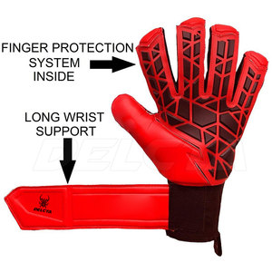 Leather Made Unique Design Goalkeeper Gloves Premium Quality Latest Style Goalkeeper Gloves - Product Image 5