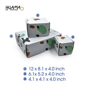Cajas de Cartón Corrugado Impresas en 4C Personalizadas de Huamao, Caja de Envío Ecológica de Material Reciclado para Empaque de Galletas - Product Image 3