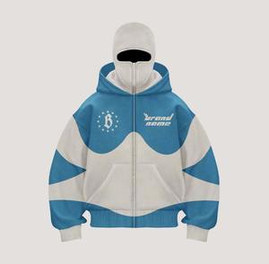 Ensemble de survêtement à capuche imprimé unisexe de haute qualité, masque de balaclava, sweat-shirts, style streetwear pour hommes, ensemble d'hiver personnalisable, marque - Product Image 4