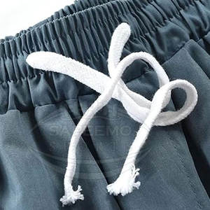 Shorts surdimensionnés pour hommes, solides, non tissés, légers, à séchage rapide, style décontracté, pour l'été, usage extérieur - Product Image 3