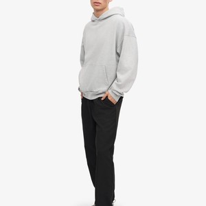 Venta al por mayor 2025 popular Sudadera con capucha de gran tamaño ropa de calle en blanco moda con capucha logotipo personalizado 210GSM peso pesado 100% algodón invierno - Product Image 2
