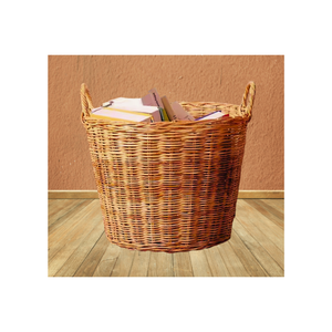 Cesta de mimbre de tamaño personalizado, respetuosa con el medio ambiente, soportes de almacenamiento, bastidores, buen precio, artículos diversos para el hogar, artesanía, decoración del hogar de Vietnam - Product Image 4