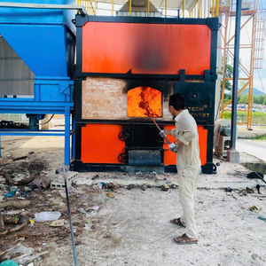 Mejor incinerador de residuos personalizable incineración de residuos sólidos maquinaria de fabricación de cemento, suministro de electricidad de la planta de energía - Product Image 1