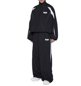 Conjuntos Deportivos de Nylon de 2 Piezas Holgados Personalizados por el Fabricante 2026, Chaqueta Cortavientos - Product Image 4