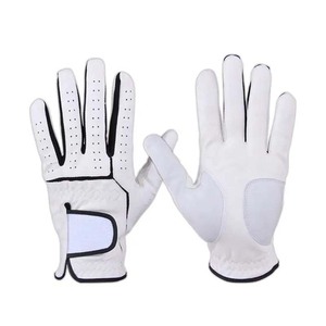 Gants de golf de qualité supérieure, fabrication personnalisée, gants de golf durables en cuir de cabretta pour hommes, fabriqués par Hanger Impex - Product Image 1