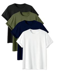 Camiseta de Hombre 100% Algodón de Alta Calidad, Estilo Holgado, Streetwear, Camisetas Cortas Personalizadas para Hombre, Ropa Usada - Product Image 1